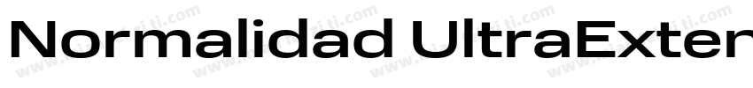 Normalidad UltraExtended Regular Re字体转换